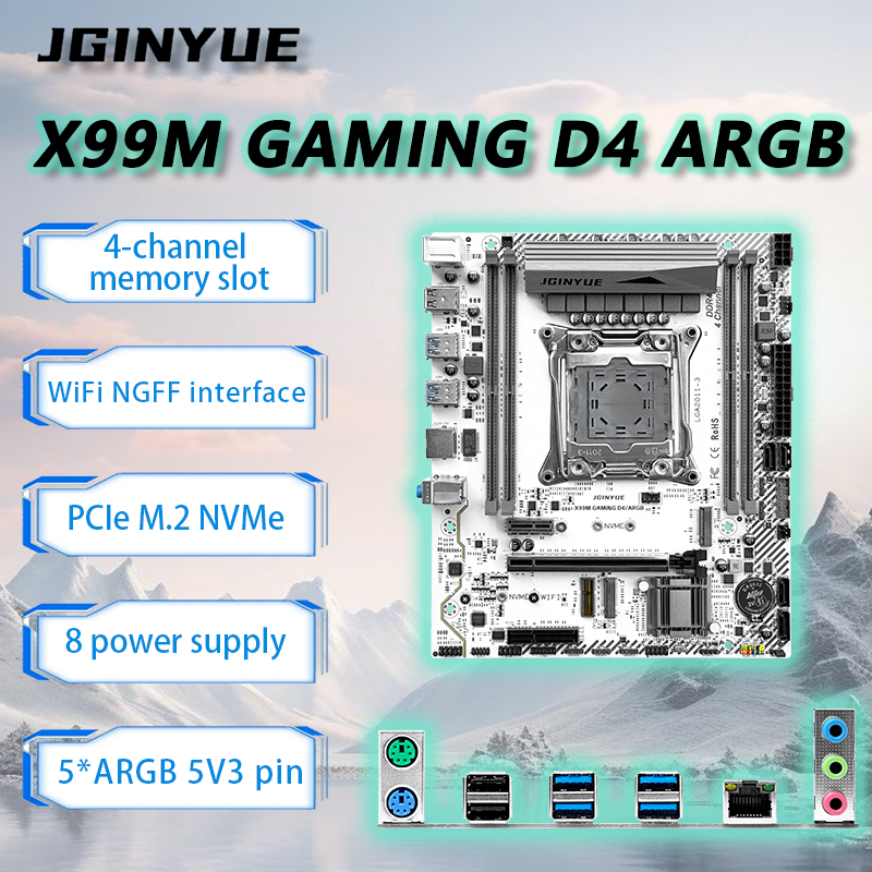 JGINYUE X99 Motherboard LGA201 - 128Gb Ddr4 Ecc Lrdimm 3200Mhz ulasan dan harga