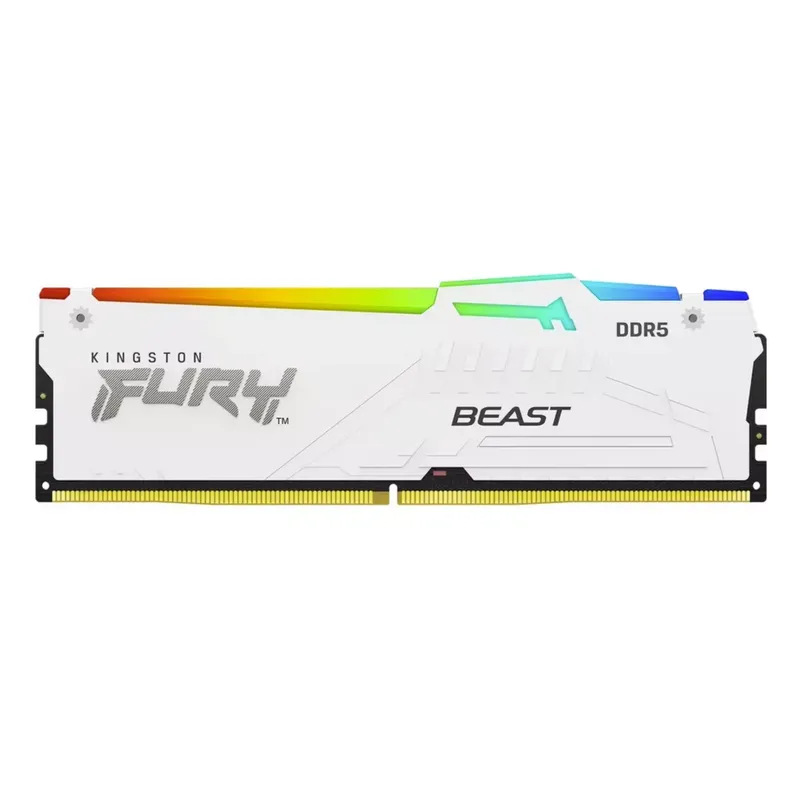 Kingston FURY White RGB 32G(2x - 64Gb Ddr5 6000Mhz Cl30 2X32Gb Desktop ulasan dan harga